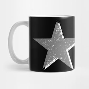 BASIC STEEL GREY STAR DISTRESSED Weathered Effect Mug